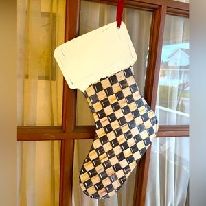 🛍️14” WOODEN HANPAINTED/DECOPAGED HOLIDAY 🎁DECOR HANGING STOCKING